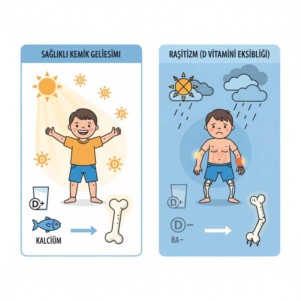 D VİTAMİNİ VE RAŞİTİZM