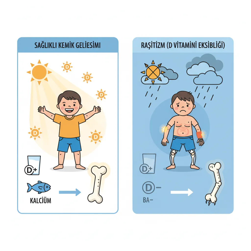 D Vitamini ve raşitizm Görseli