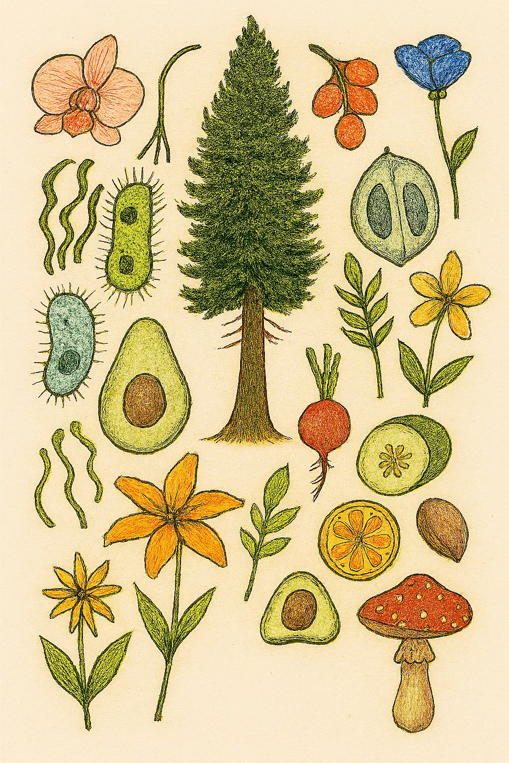 Bitkilerin Sınıflandırılması Görseli