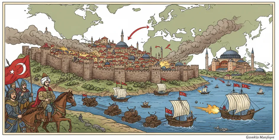 Bizans'ın kuşatılması Görseli