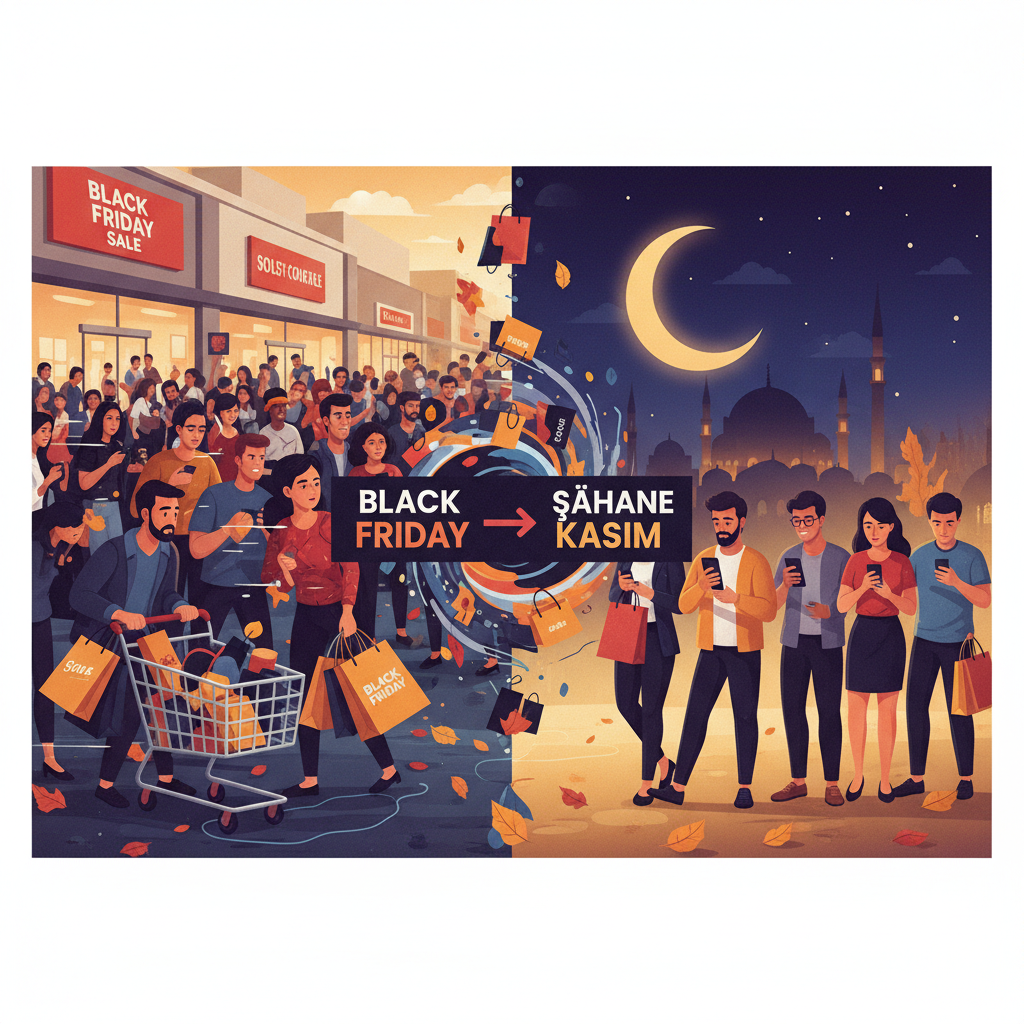 <mark>Şahane</mark> Kasım, Muhteşem Kasım, Efsane Cuma: Türkiye'nin Black Friday Analizi Görseli