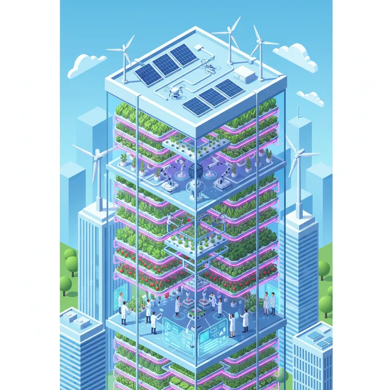Dikey Tarım (Vertical Farming) | TARIMIN GELECEĞİ Görseli