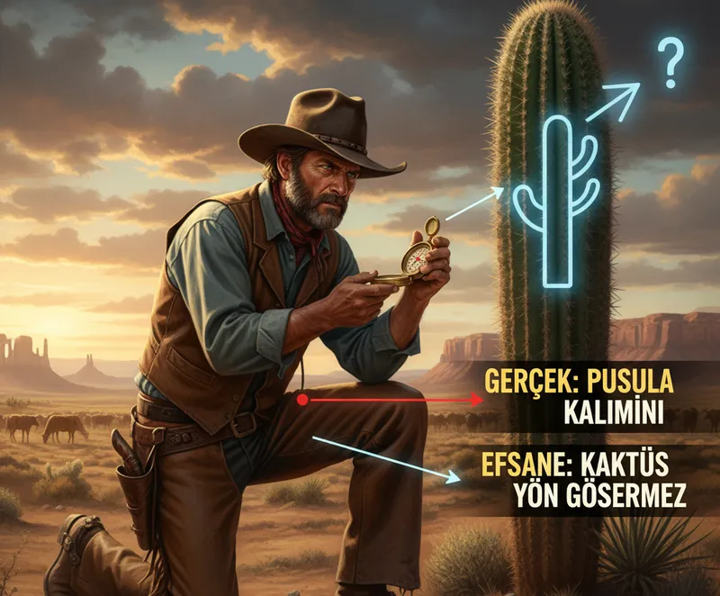 🌵 Amerika'da kovboylar nasıl yön bulur? Görseli