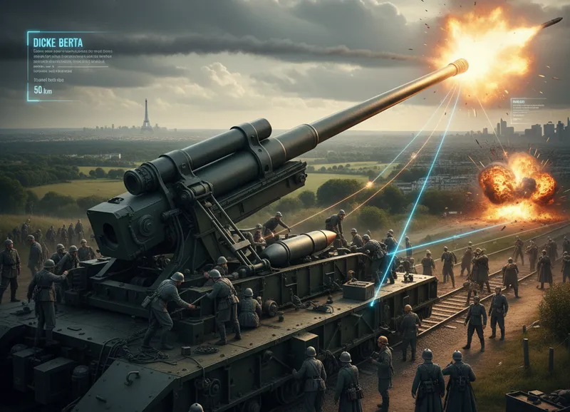 💣 Dünyanın en büyük topu : Şişman Berta Görseli