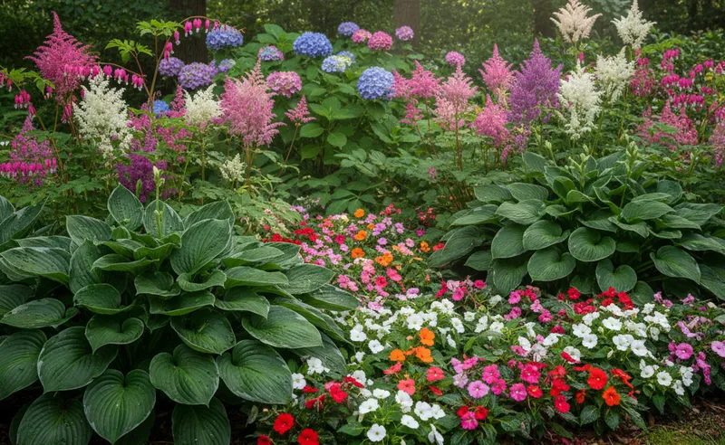 🌳 Güneşsiz Köşelerin Gözdesi: Gölgede Yetişen Çiçeklerle Bahçenizi Işıklandırın
