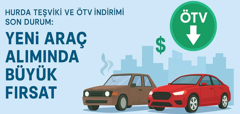Hurda Teşviki ve ÖTV İndirimi Son Durum: Yeni Araç Alımında Büyük Fırsat Görseli