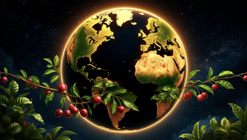 Kahve Menşei Ülkeleri: Teruar, Tat Profilleri ve Küresel Çeşitlilik Görseli