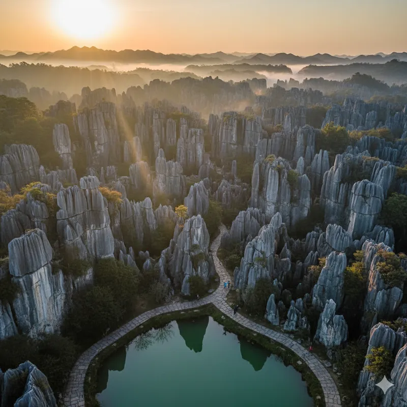 Shilin Taş Ormanı (Yunnan)