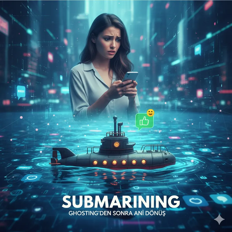 Submarining (Denizaltı Yapma): Ortadan Kaybolup Sessizce Geri Dönme Görseli
