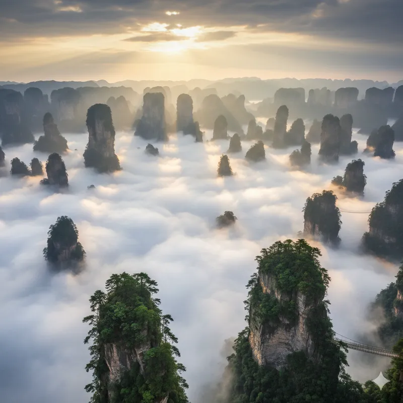 Wulingyuan Manzara ve Tarihi İlgi Alanı (Hunan)