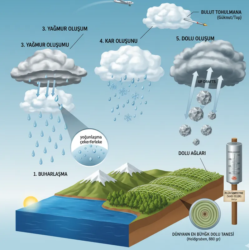 Yağmur ve dolu Görseli