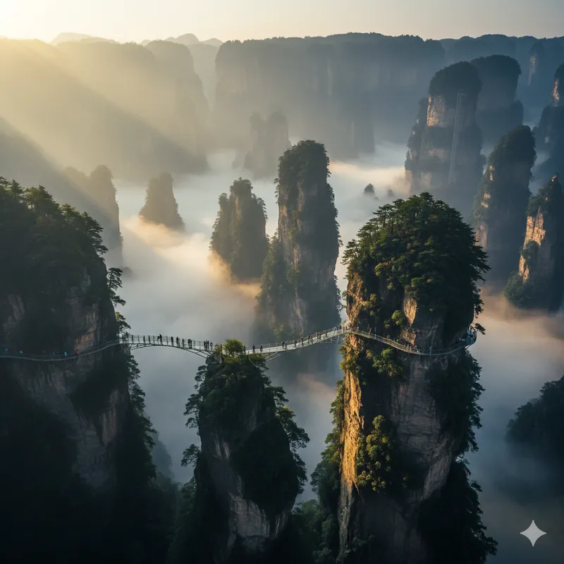 Zhangjiajie Ulusal Orman Parkı (Hunan)